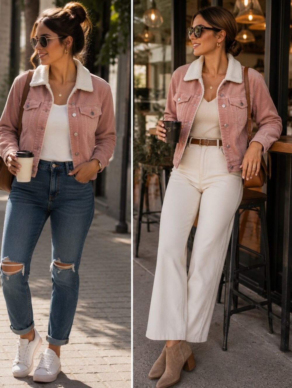 SABRINA LAUREN PINKY CORDUROY JACKET ❤️